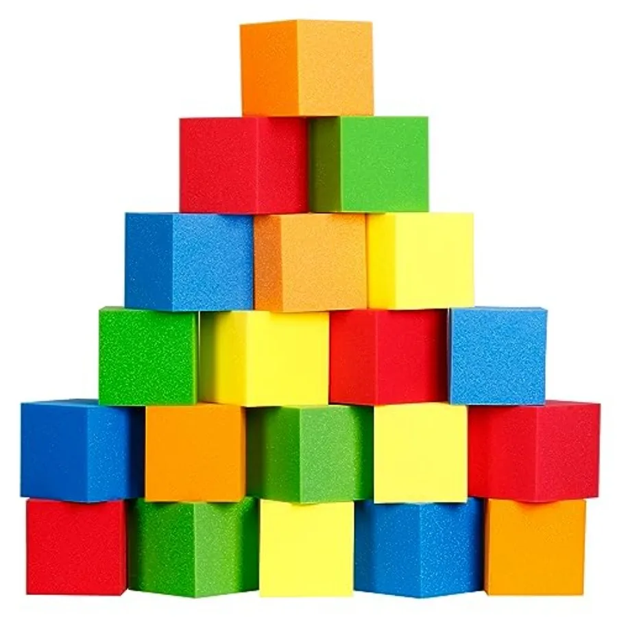 60 PCS Foam Cubes, Colorful Foam Pit Cubes 8"x8"x8", Flame Retardant Soft Stacking Blocks for Indoor Games, Trampoline Arenas,
60 PCS Foam Cubes, Colorful Foam Pit Cubes 8"x8"x8", Flame Retardant Soft Stacking Blocks for Indoor Games, Trampoline Arenas,