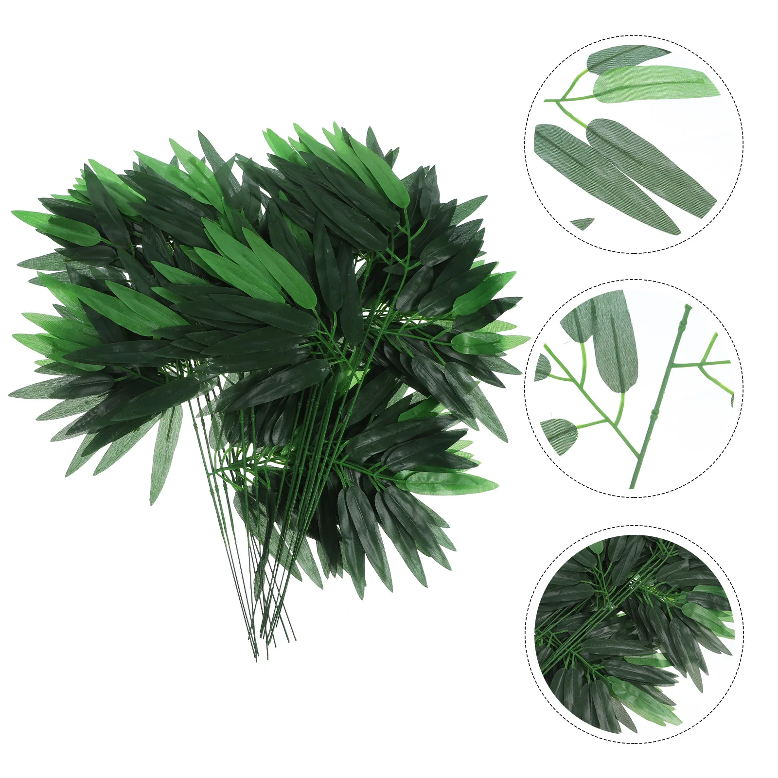 50 Pcs Artificial Bamboo Leaves Home Decor Lifelike Plants for Party Wedding Room Kitchen Wall Decor
50 Pcs Artificial Bamboo Leaves Home Decor Lifelike Plants for Party Wedding Room Kitchen Wall Decor