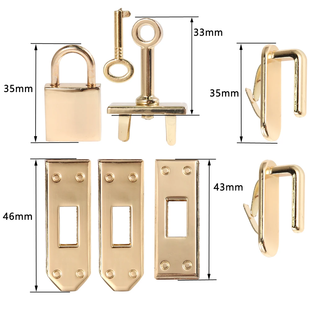 7pcs/set Metal Clasp Lock Lockbutton for Women Handbag Shoulder Bag Purse DIY Accessories
7pcs/set Metal Clasp Lock Lockbutton for Women Handbag Shoulder Bag Purse DIY Accessories