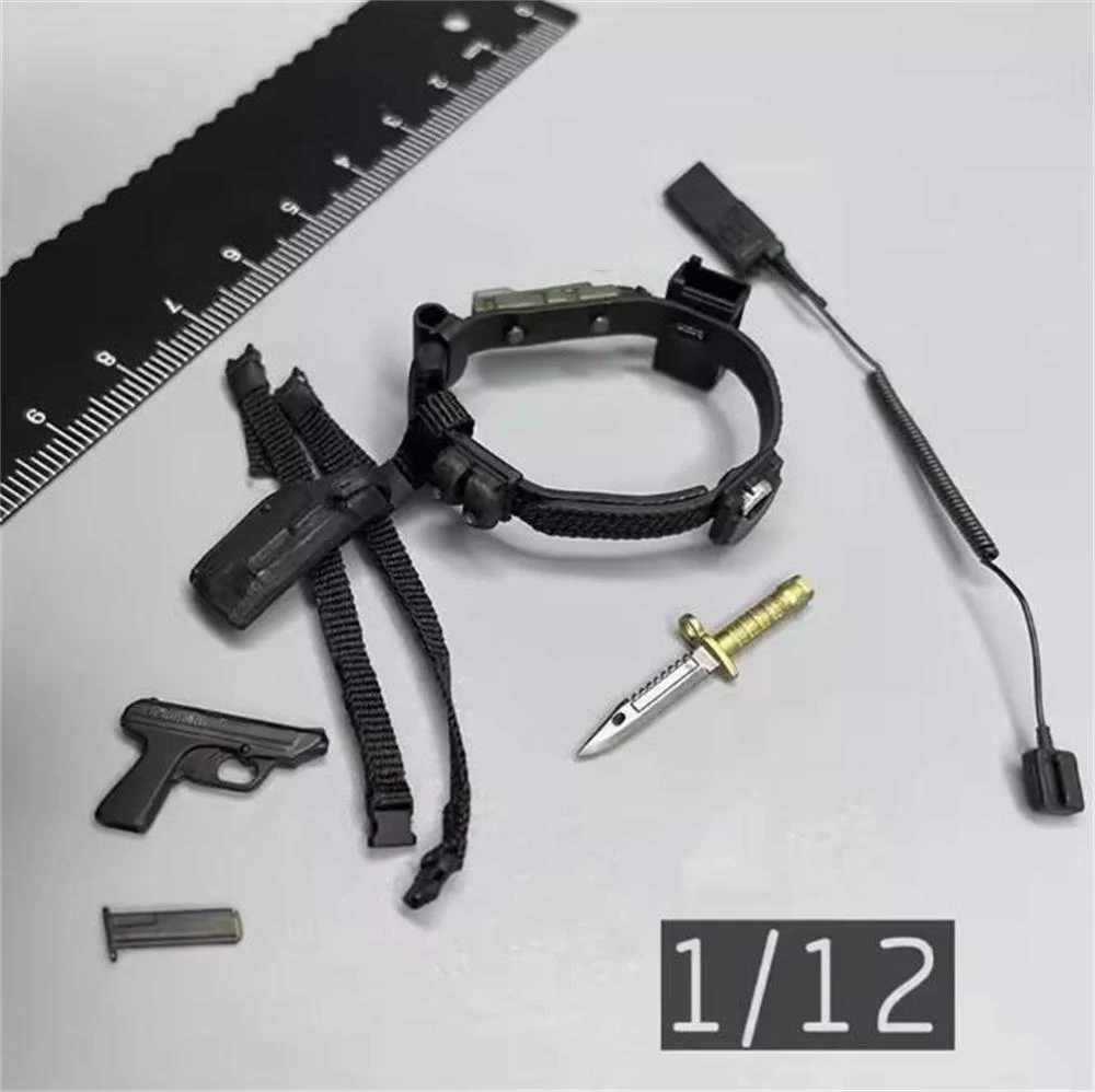 In Stock 1/12th Limtoys Residents Soldier Doll Evil Man Black Waist Belt Leg Holster Knife Mini Toys Model For 6" Doll Figure
In Stock 1/12th Limtoys Residents Soldier Doll Evil Man Black Waist Belt Leg Holster Knife Mini Toys Model For 6" Doll Figure