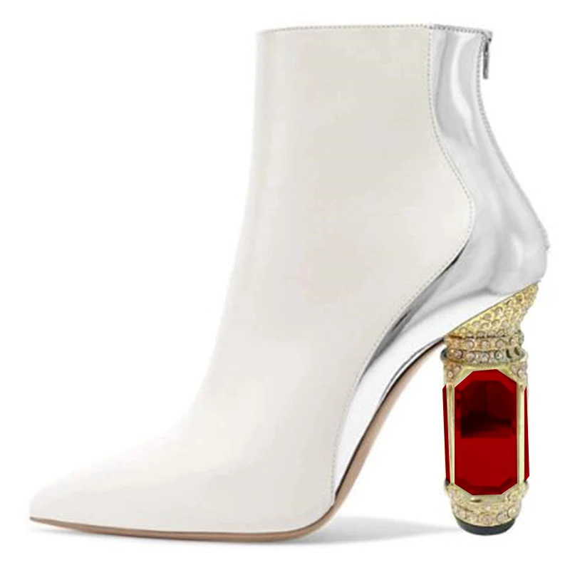 SHOFOO shoes Women's fashionable boots. Multicolor. About 10 cm heel height. Ankle. Crystal heel. Customized shoes. Fashion show
SHOFOO shoes Women's fashionable boots. Multicolor. About 10 cm heel height. Ankle. Crystal heel. Customized shoes. Fashion show
