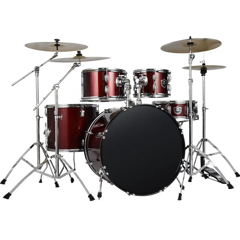 Beginner drum kit 5 drums 3 cymbal 4 cymbal drum kit adult children beginner 10 test jazz drums
Beginner drum kit 5 drums 3 cymbal 4 cymbal drum kit adult children beginner 10 test jazz drums