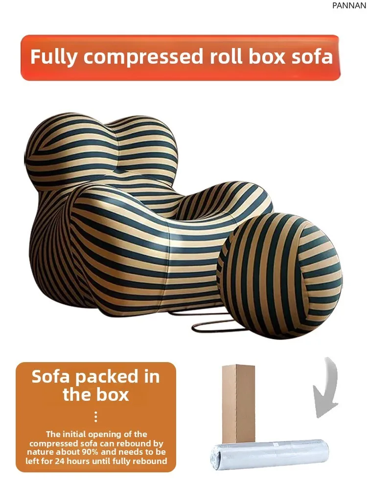 Fully compressed sponge lazy sofa single leisure chair designer Italian Internet celebrity special-shaped sofa
Fully compressed sponge lazy sofa single leisure chair designer Italian Internet celebrity special-shaped sofa