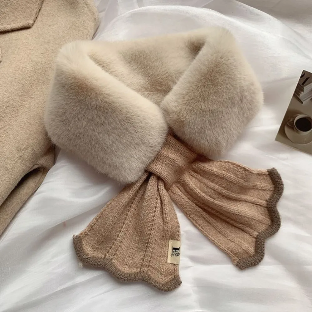 New Plush Scarf Woman Winter Thick Fish Tail Wool Knit Cross Fur Collar Outdoor Cycling Neck Protect Cervical Spine Warm Scarve
New Plush Scarf Woman Winter Thick Fish Tail Wool Knit Cross Fur Collar Outdoor Cycling Neck Protect Cervical Spine Warm Scarve
