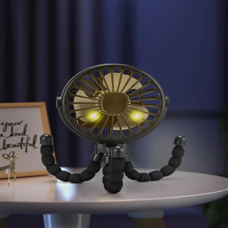 USB Rechargeable Portable Octopus Fan with 3 Speed Levels - Suitable for Strollers, Handheld, Desk, Outdoor Cooling - Bladeless
USB Rechargeable Portable Octopus Fan with 3 Speed Levels - Suitable for Strollers, Handheld, Desk, Outdoor Cooling - Bladeless