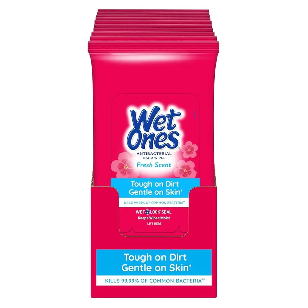 Antimicrobial Hand Wipes, Fresh Scent, 20-Count (10 Packs)
Antimicrobial Hand Wipes, Fresh Scent, 20-Count (10 Packs)