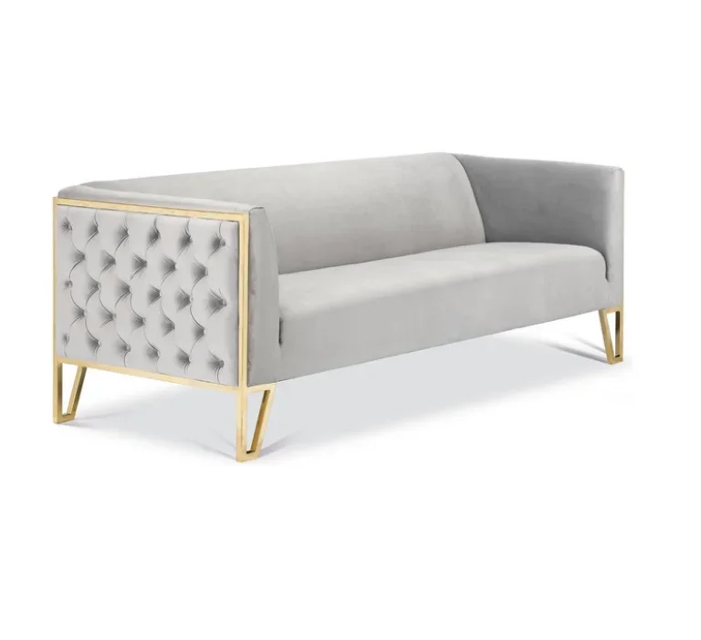 S Luxury Living Room Furniture Lounge Couch Gold Stainless Steel Leg Sofa Chair Accent Chair for Home Hotel
S Luxury Living Room Furniture Lounge Couch Gold Stainless Steel Leg Sofa Chair Accent Chair for Home Hotel