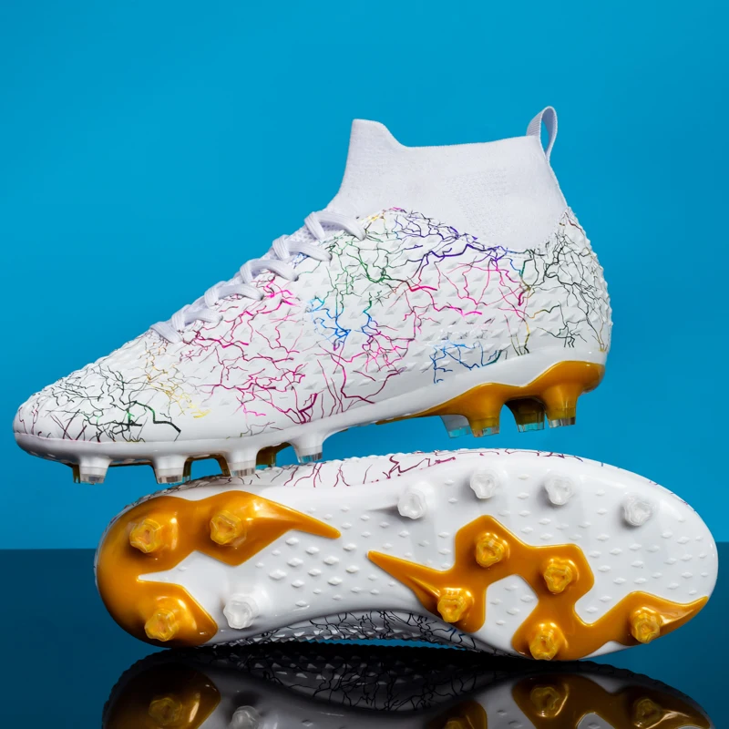 Men's Soccer Shoes High-Top Soccer Cleats Outdoor Breathable Athletic Professional Spikes Youth Boys Football Shoes Unisex
Men's Soccer Shoes High-Top Soccer Cleats Outdoor Breathable Athletic Professional Spikes Youth Boys Football Shoes Unisex