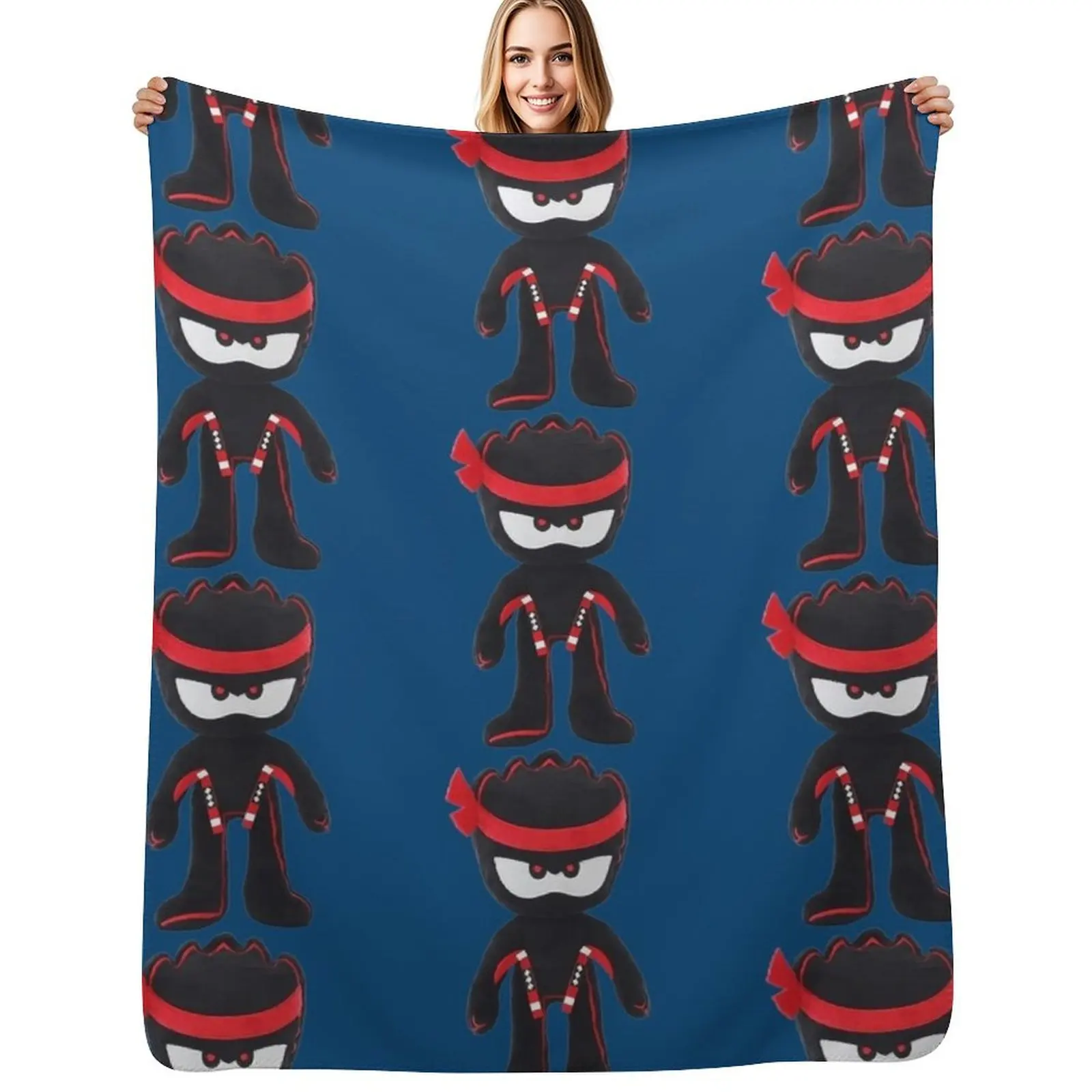 Ninja Plushie Red Throw Blanket Lightweight Warm Blanket for Indoor Outdoor Use
Ninja Plushie Red Throw Blanket Lightweight Warm Blanket for Indoor Outdoor Use