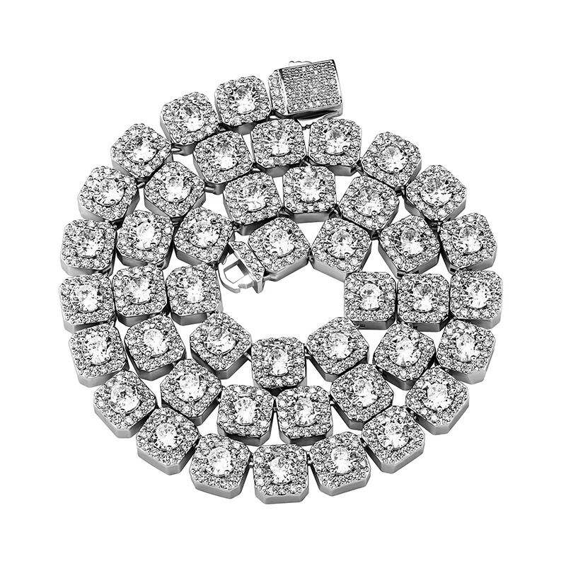 Hip Hop Square CZ Stone Paved Bling Iced Out 10mm Tennis Link Chain Bracelets for Men Women Rapper Jewelry Gold Silver Color
Hip Hop Square CZ Stone Paved Bling Iced Out 10mm Tennis Link Chain Bracelets for Men Women Rapper Jewelry Gold Silver Color