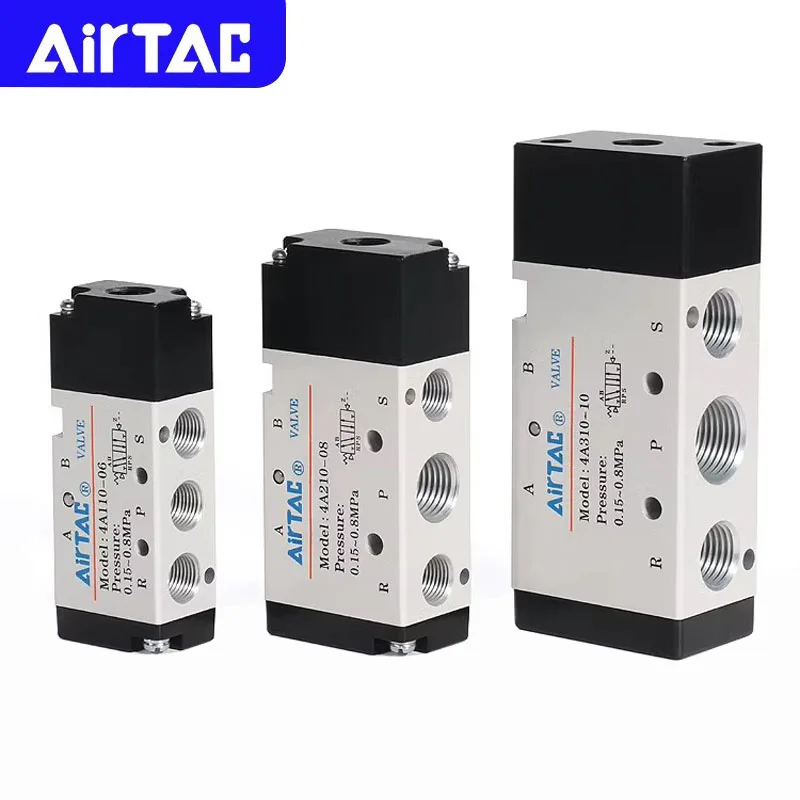 AIRTAC 4A110-M5 4A110-06 4A210-06 4A210-08 4A310-08 4A310-10 4A410-15 Оригинальный пневматический 5/2-ходовой одновоздушный регулирующий клапан
AIRTAC 4A110-M5 4A110-06 4A210-06 4A210-08 4A310-08 4A310-10 4A410-15 Оригинальный пневматический 5/2-ходовой одновоздушный регулирующий клапан