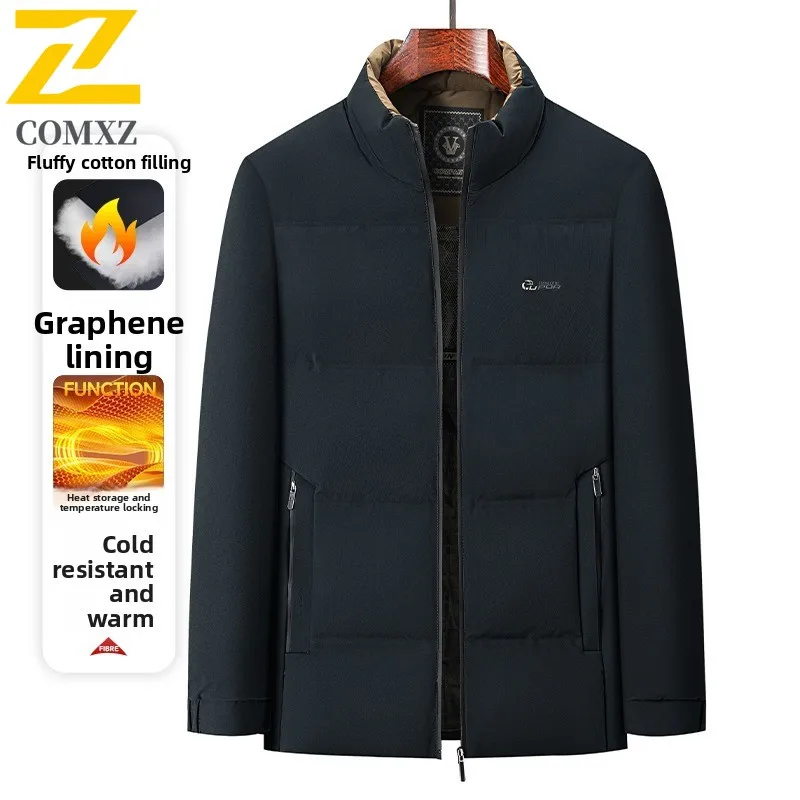 Мужская рабочая куртка, короткая стеганая куртка для пожилых людей, минималистичный термопальто с воротником-стойкой и универсальным дизайном для городской зимы
Мужская рабочая куртка, короткая стеганая куртка для пожилых людей, минималистичный термопальто с воротником-стойкой и универсальным дизайном для городской зимы