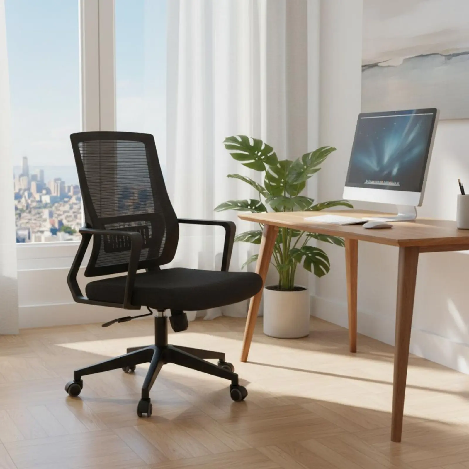 Ergonomic Office Chair High-Density Foam Pad Ergonomic Mesh Office Chair 135° Reclining for Students, Dorm Room
Ergonomic Office Chair High-Density Foam Pad Ergonomic Mesh Office Chair 135° Reclining for Students, Dorm Room