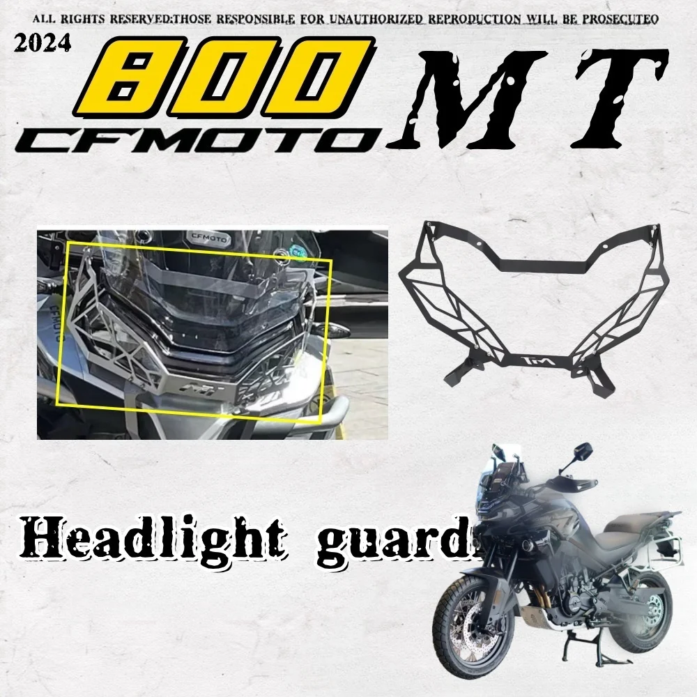 For CFMOTO CF 800MT MT800 MT 800 MT Motorcycle Accessories Headlight Protector Guard Headlamp Grille Protection Cover Protective
For CFMOTO CF 800MT MT800 MT 800 MT Motorcycle Accessories Headlight Protector Guard Headlamp Grille Protection Cover Protective
