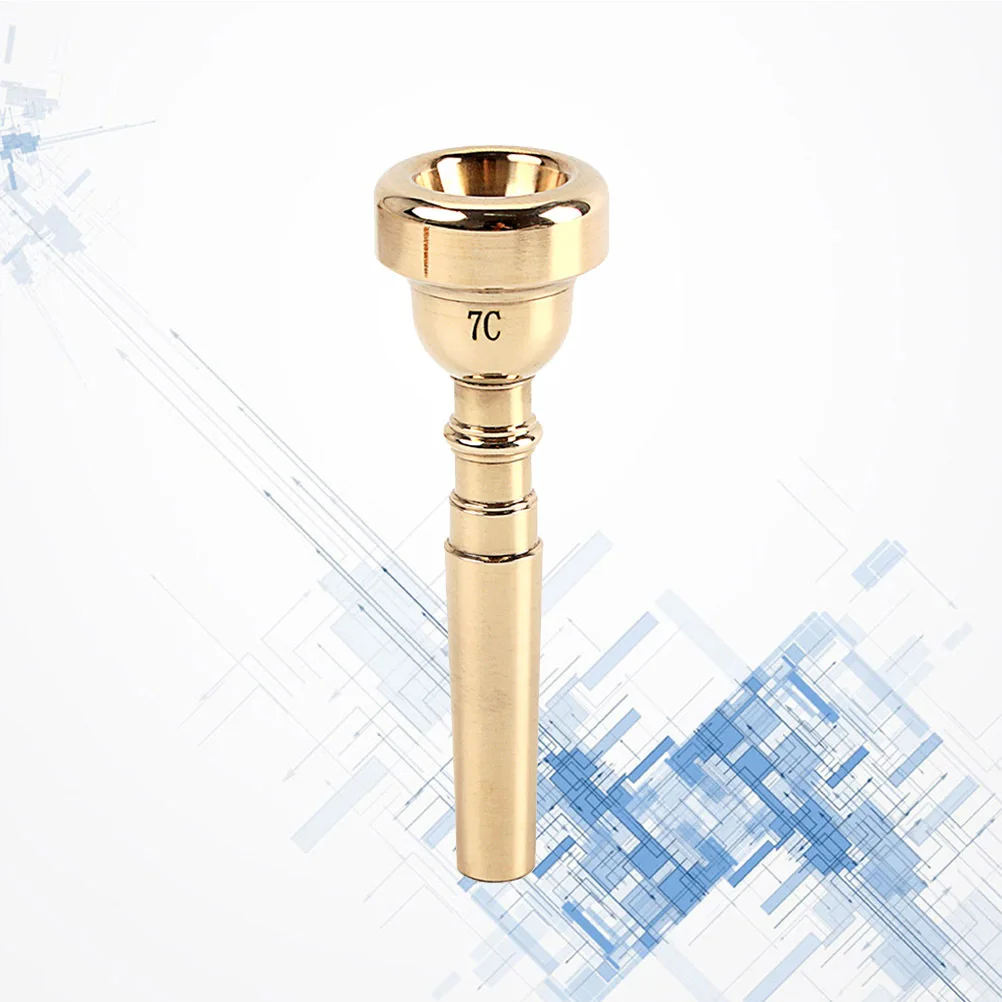 Trumpet Mouthpiece Gold Plated Large Cup Design Smooth Clear Trumpet Tone Brass Instrument Tip Metal Finish
Trumpet Mouthpiece Gold Plated Large Cup Design Smooth Clear Trumpet Tone Brass Instrument Tip Metal Finish