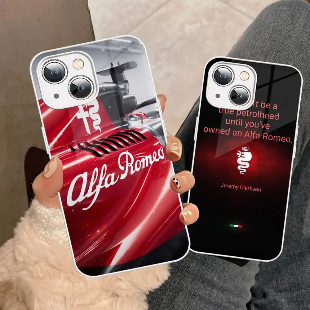 Hot Car A-Alfa Cool R-Romeoes For IPhone 14 13 12 Mini 11 Pro XS Max X XR 14 Plus Tempered Glass Cover
Hot Car A-Alfa Cool R-Romeoes For IPhone 14 13 12 Mini 11 Pro XS Max X XR 14 Plus Tempered Glass Cover