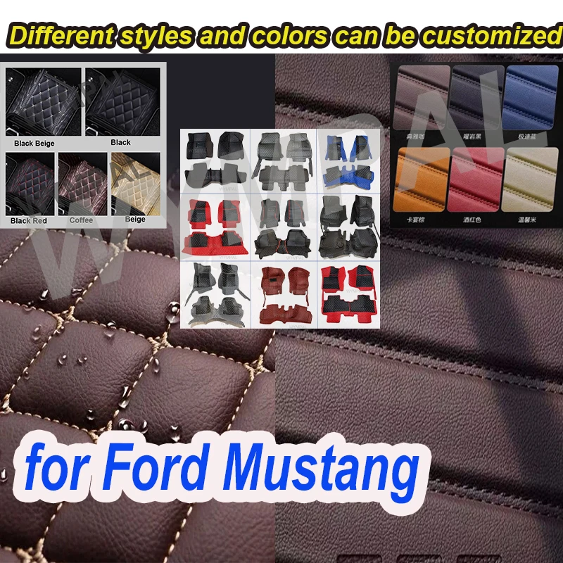 РОСКОШНЫЕ автомобильные коврики для пола и багажника для Ford Mustang 2015-2022 16 17 18 19 20 21 Пользовательские подушечки для ног автомобильный коврик для салона
РОСКОШНЫЕ автомобильные коврики для пола и багажника для Ford Mustang 2015-2022 16 17 18 19 20 21 Пользовательские подушечки для ног автомобильный коврик для салона