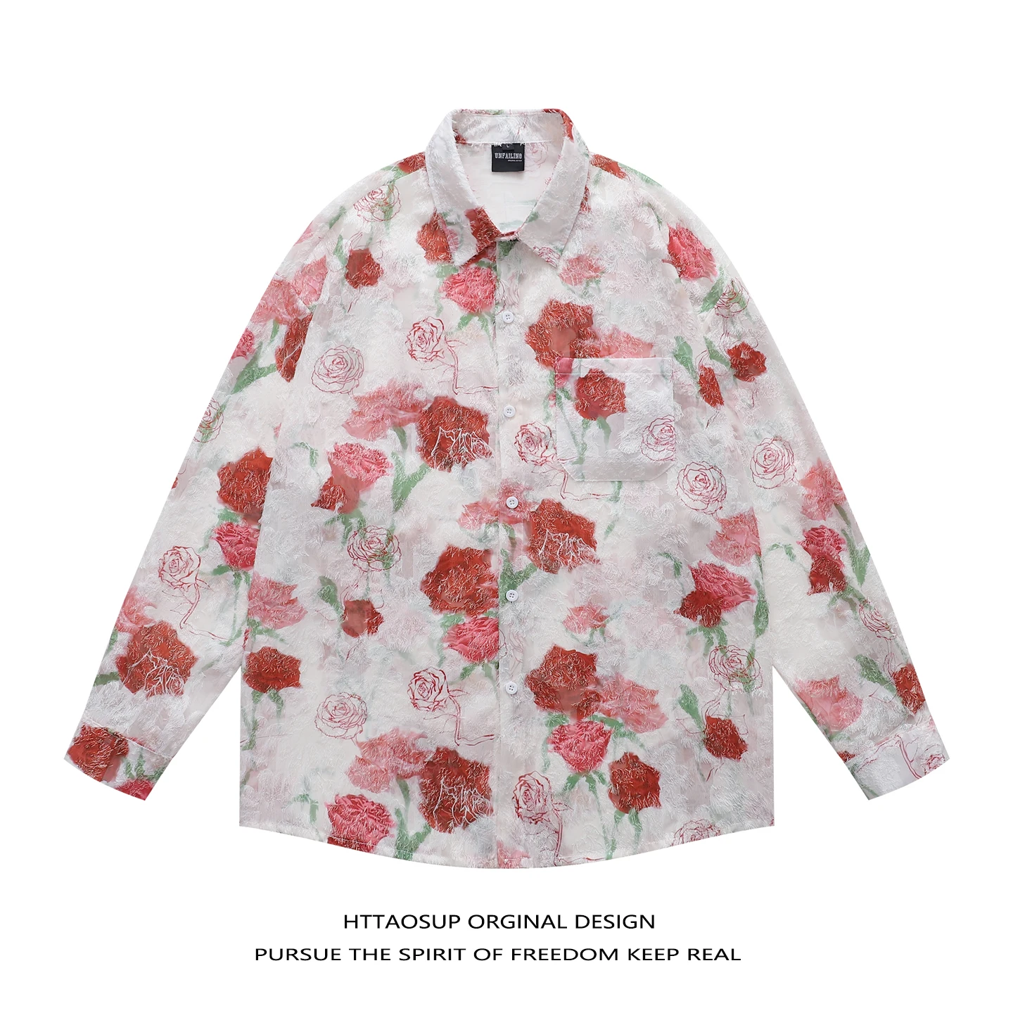 HTTAOSUP Retro Rose Print Long Sleeve Shirt Loose Casual Beach Style for Men And Women Autumn Season Polyester Fiber Shirt
HTTAOSUP Retro Rose Print Long Sleeve Shirt Loose Casual Beach Style for Men And Women Autumn Season Polyester Fiber Shirt