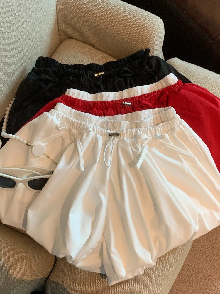 Korean Style Knot Design Flower Bud Shorts Casual Loose High Waist Slimming Versatile Summer New Style Shorts
Korean Style Knot Design Flower Bud Shorts Casual Loose High Waist Slimming Versatile Summer New Style Shorts