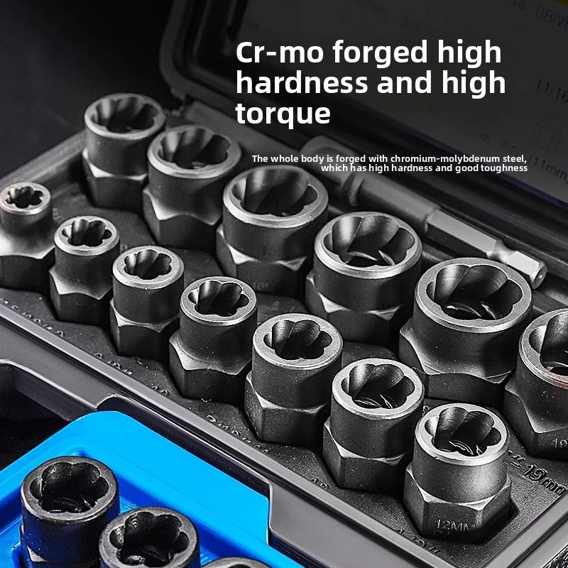 Набор из 14 предметов для снятия заусенцев и обжимных гаек, инструмент для удаления ржавых и поврежденных гаек, комбинированный набор для снятия болтов сливного отверстия
Набор из 14 предметов для снятия заусенцев и обжимных гаек, инструмент для удаления ржавых и поврежденных гаек, комбинированный набор для снятия болтов сливного отверстия