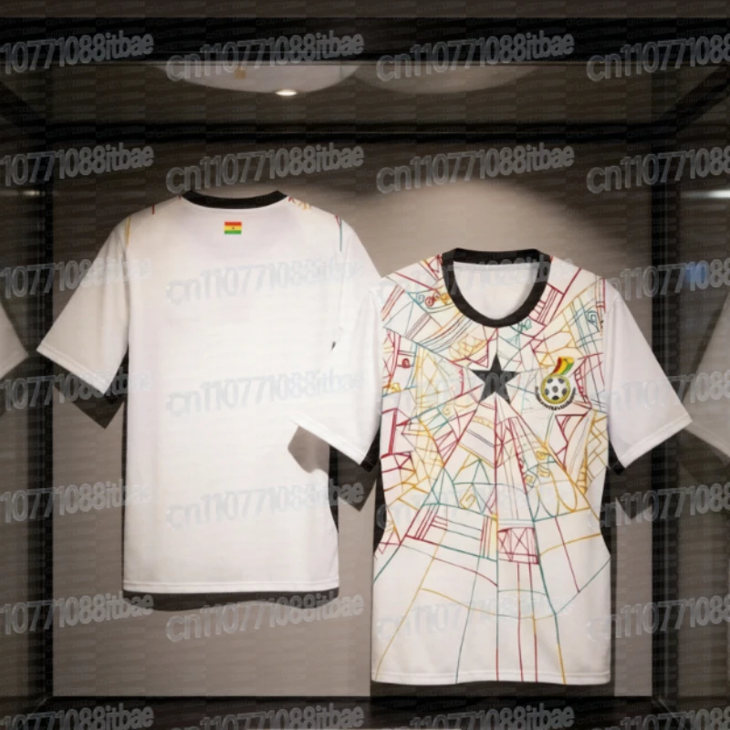 2026 Summer New Parent Child 3D Printed Breathable Ghana Football T-shirt Outdoor Sports Fast Drying Breathable Football T-shirt
2026 Summer New Parent Child 3D Printed Breathable Ghana Football T-shirt Outdoor Sports Fast Drying Breathable Football T-shirt