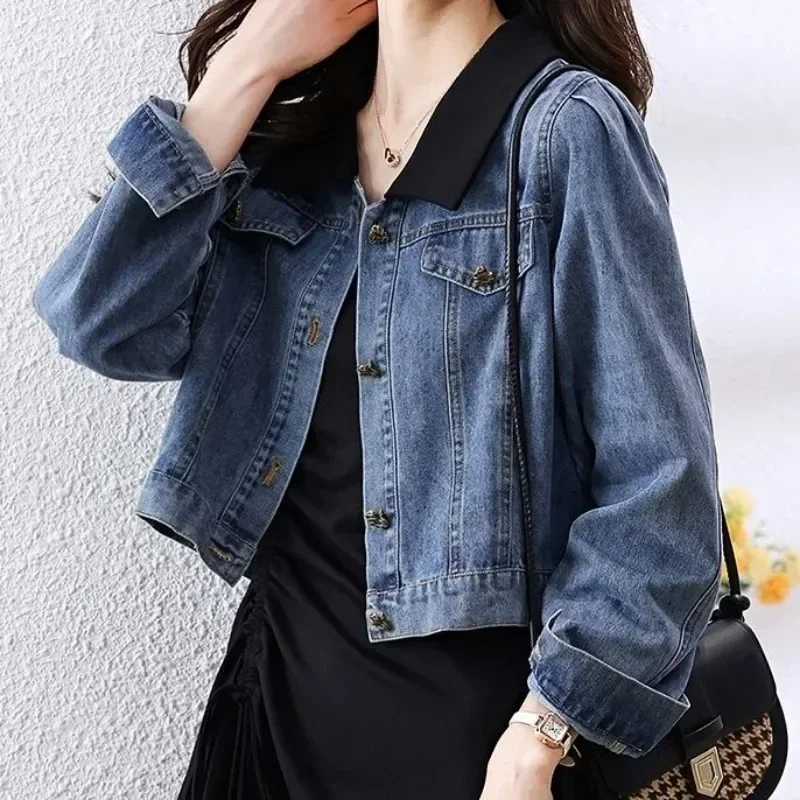 2025 New Arrivals Spring Autumn Cowboy Coat Woman Fashion Denim Jacket for Women Long Sleeve Demi-season Trend Y2k Clothes
2025 New Arrivals Spring Autumn Cowboy Coat Woman Fashion Denim Jacket for Women Long Sleeve Demi-season Trend Y2k Clothes