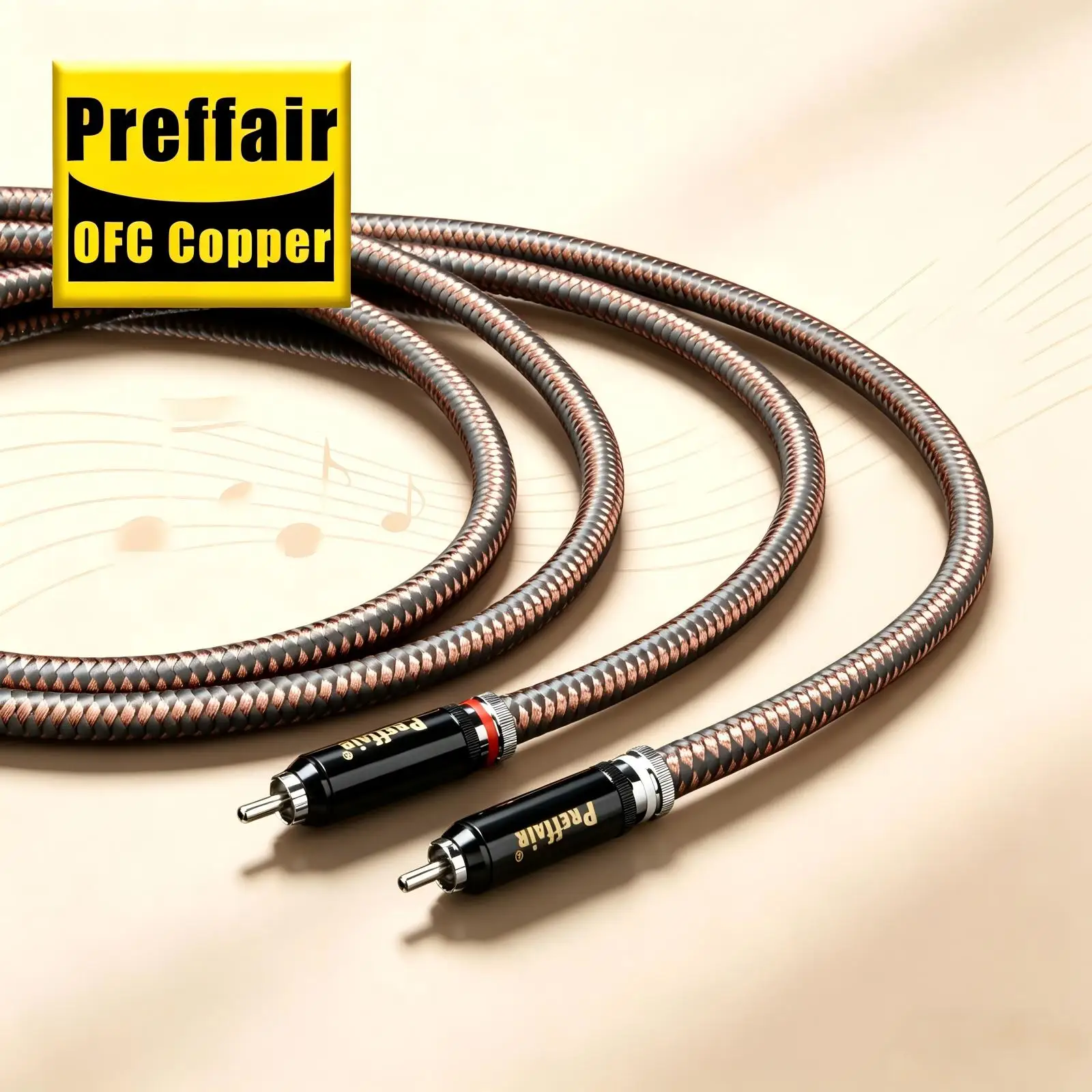 X427 Pair Hifi RCA Cable Accuphase OCC Pure Copper RCA Interconnect Audio Cable Rhodium Plated Plug for DAC Preamp Interconnect
X427 Pair Hifi RCA Cable Accuphase OCC Pure Copper RCA Interconnect Audio Cable Rhodium Plated Plug for DAC Preamp Interconnect