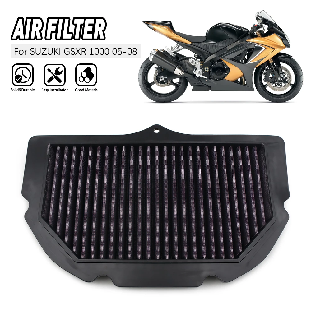 Motorcycle Air Filter For SUZUKI GSXR GSX-R 1000 GSX-R1000 GSXR1000 2005 2006 2007 2008
Motorcycle Air Filter For SUZUKI GSXR GSX-R 1000 GSX-R1000 GSXR1000 2005 2006 2007 2008