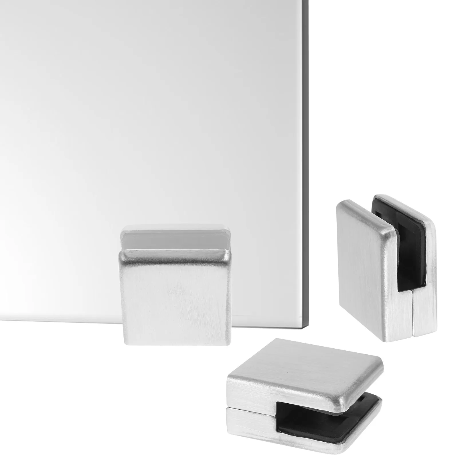 4Pcs Heavy Duty Adjustable Glass Shelf Bracket Stainless Steel Frameless Floating Shelf Hardware for Wine Bookcase Shower Room
4Pcs Heavy Duty Adjustable Glass Shelf Bracket Stainless Steel Frameless Floating Shelf Hardware for Wine Bookcase Shower Room