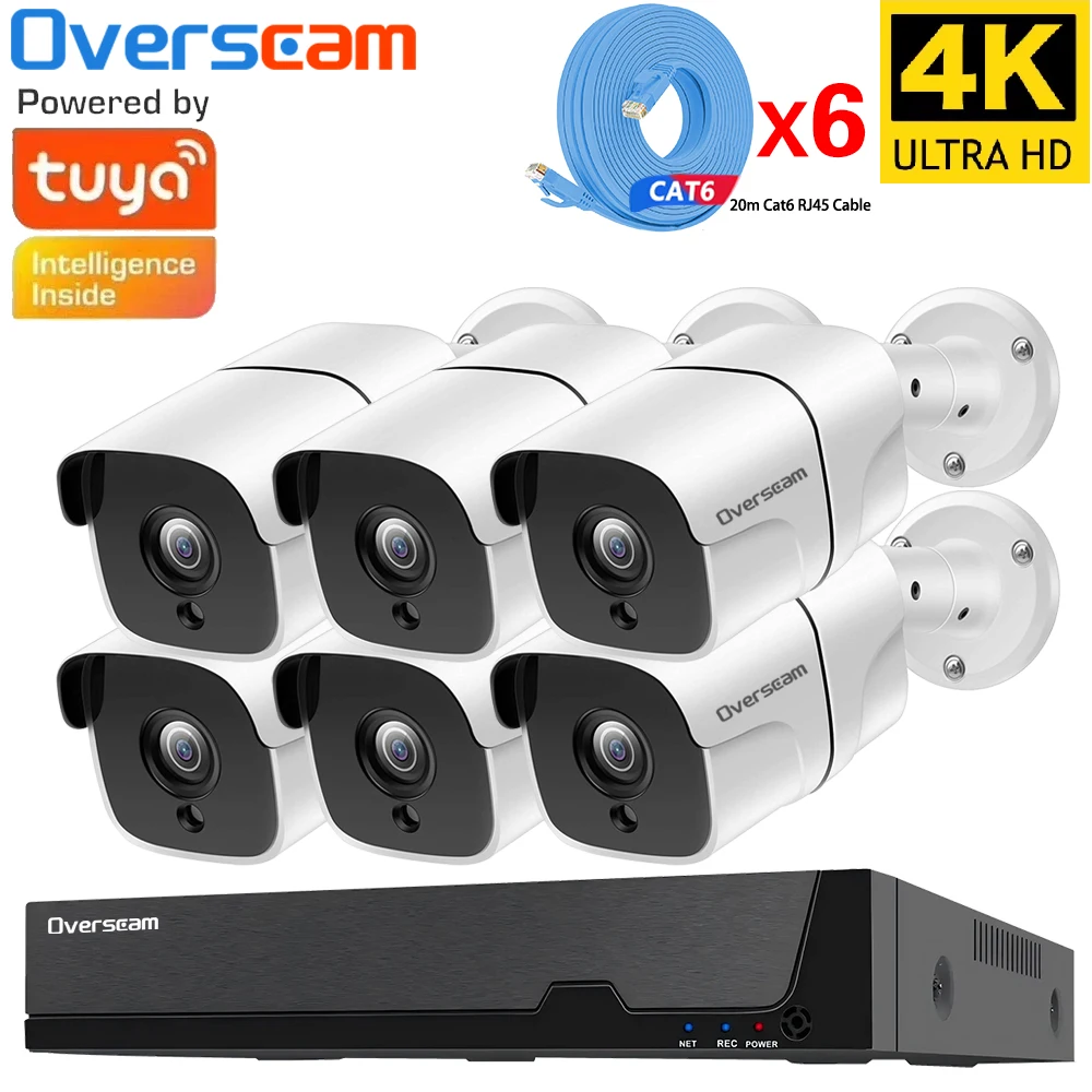 Tuya 8CH POE NVR Kit 4K POE IP Security Camera Audio Record Indoor Outdoor Human Detection Video Surveillance Set Smart Life 4CH
Tuya 8CH POE NVR Kit 4K POE IP Security Camera Audio Record Indoor Outdoor Human Detection Video Surveillance Set Smart Life 4CH