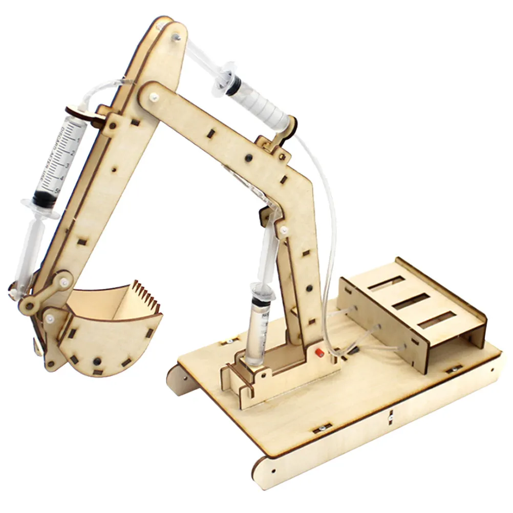 Wooden Excavator Hydraulic Mini Experiment Educational DIY Project Learning Construction Vehicle for Kids Home Decoration
Wooden Excavator Hydraulic Mini Experiment Educational DIY Project Learning Construction Vehicle for Kids Home Decoration