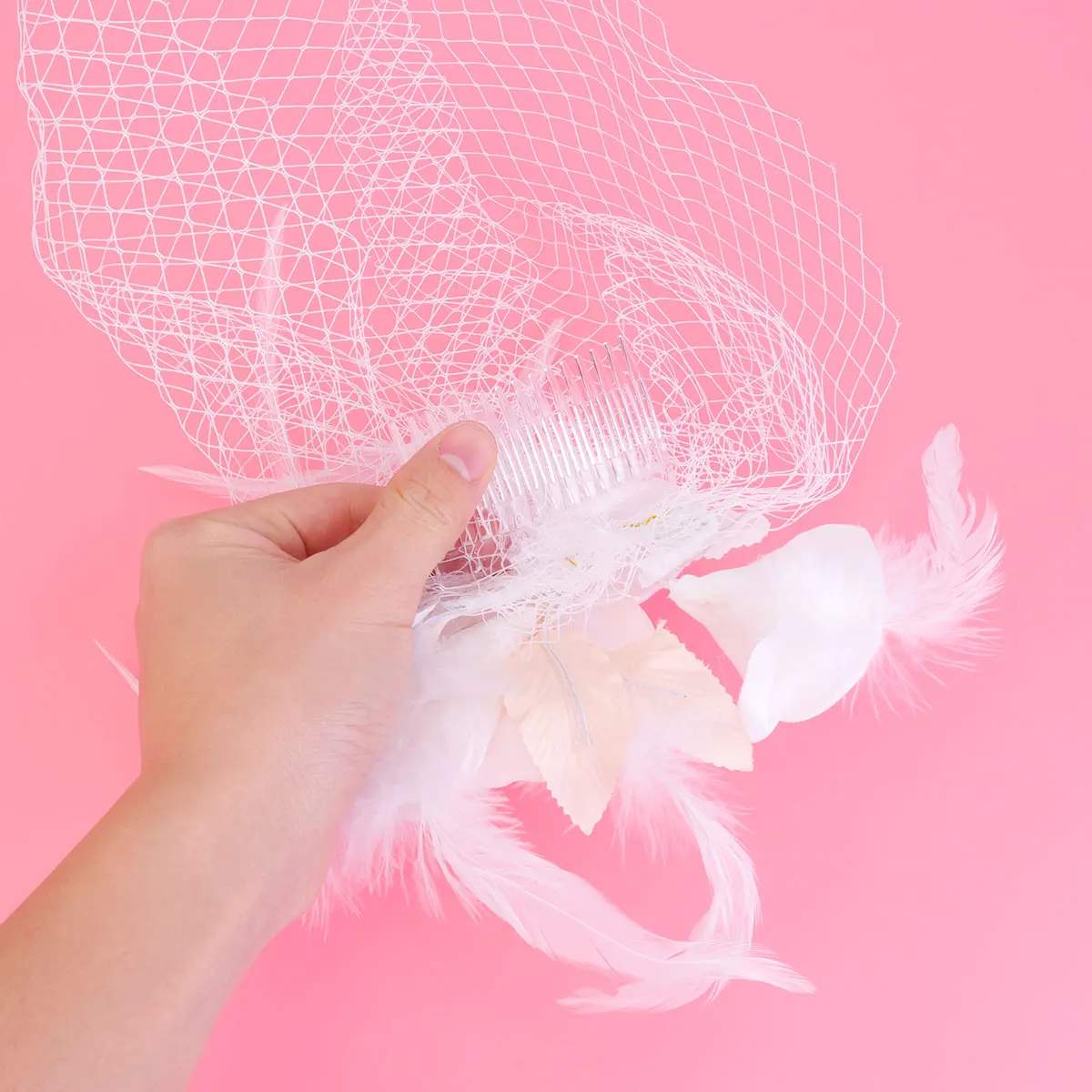 Flower Veil Mesh Gauze Short Covered Face Elegant Ladies Headband Accessory Wedding Mesh Gauze Hair Decor
Flower Veil Mesh Gauze Short Covered Face Elegant Ladies Headband Accessory Wedding Mesh Gauze Hair Decor
