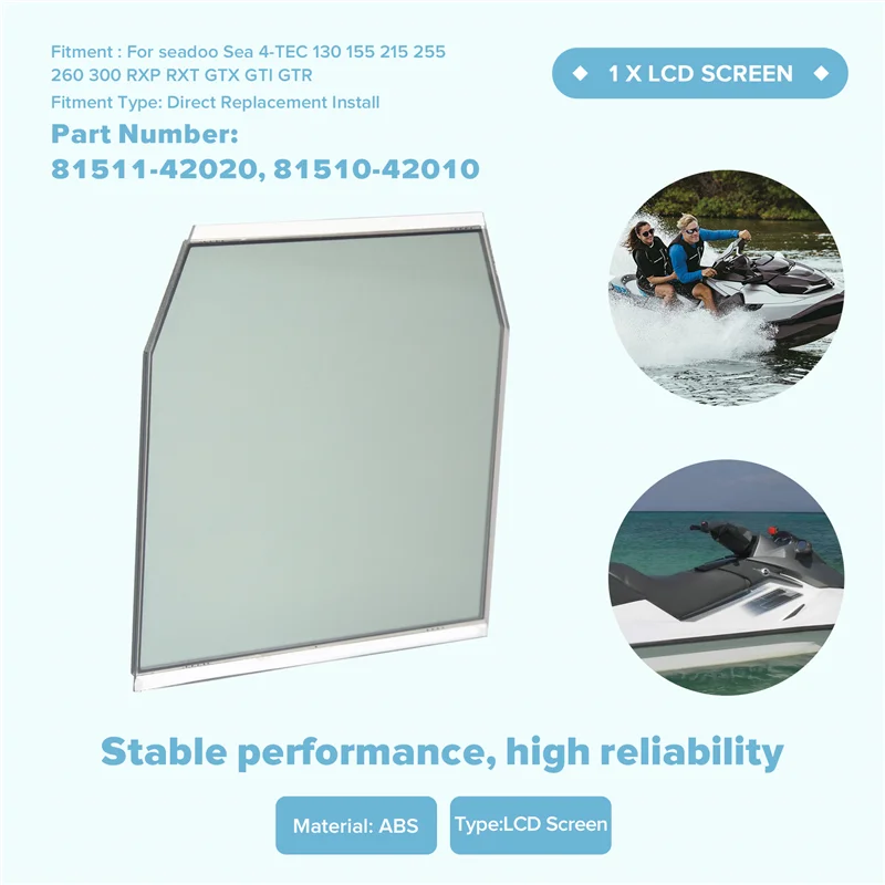 Мотоциклетный лодочный счетчик, ЖК-экран для Sea-Doo Seadoo Sea 4-TEC 130 155 215 255 260 300 RXP RXT GTX GTI GTR
Мотоциклетный лодочный счетчик, ЖК-экран для Sea-Doo Seadoo Sea 4-TEC 130 155 215 255 260 300 RXP RXT GTX GTI GTR