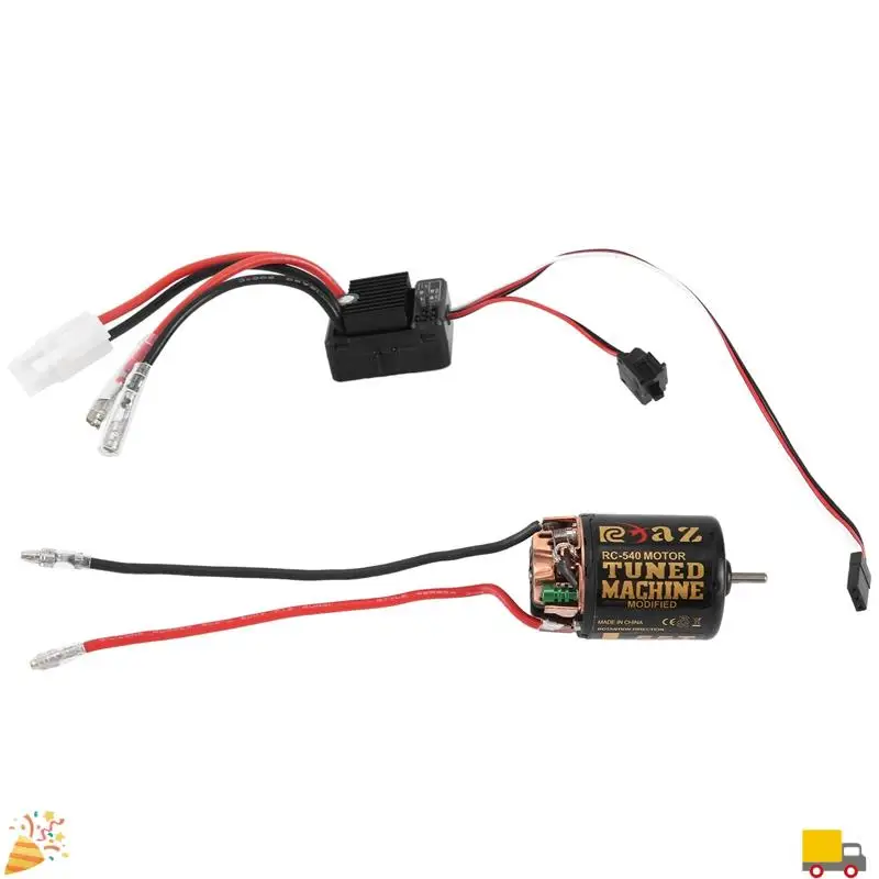 540 Brushed Motor With 1060 Brushed ESC 60A 2-3S Lipo Waterproof Electric Speed Controller For RC 1/10 Crawler Car
540 Brushed Motor With 1060 Brushed ESC 60A 2-3S Lipo Waterproof Electric Speed Controller For RC 1/10 Crawler Car
