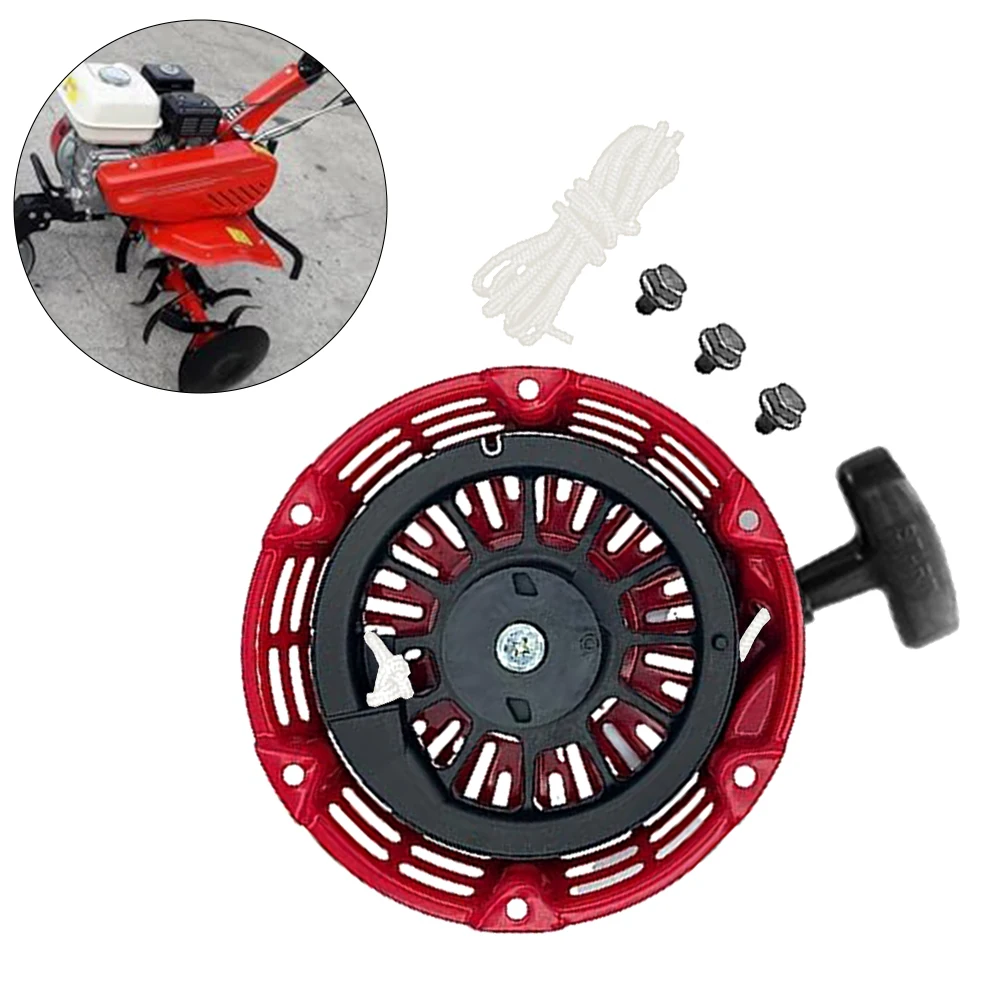 Pull Start Component Kit Rope Assembly For 28400-ZH8-13YA, 28400-ZH8-013ZA, 28400-ZH8-013ZB Recoil Starter Lawn Mower Parts
Pull Start Component Kit Rope Assembly For 28400-ZH8-13YA, 28400-ZH8-013ZA, 28400-ZH8-013ZB Recoil Starter Lawn Mower Parts
