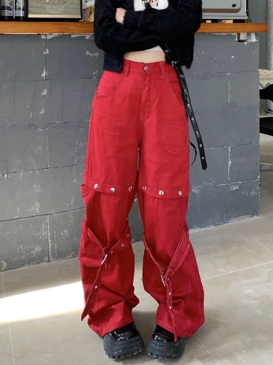 Chic American Retro High Street Design Wide Leg Pants Loose Straight Casual Workwear Trousers Summer Fashion Ladies Jeans
Chic American Retro High Street Design Wide Leg Pants Loose Straight Casual Workwear Trousers Summer Fashion Ladies Jeans