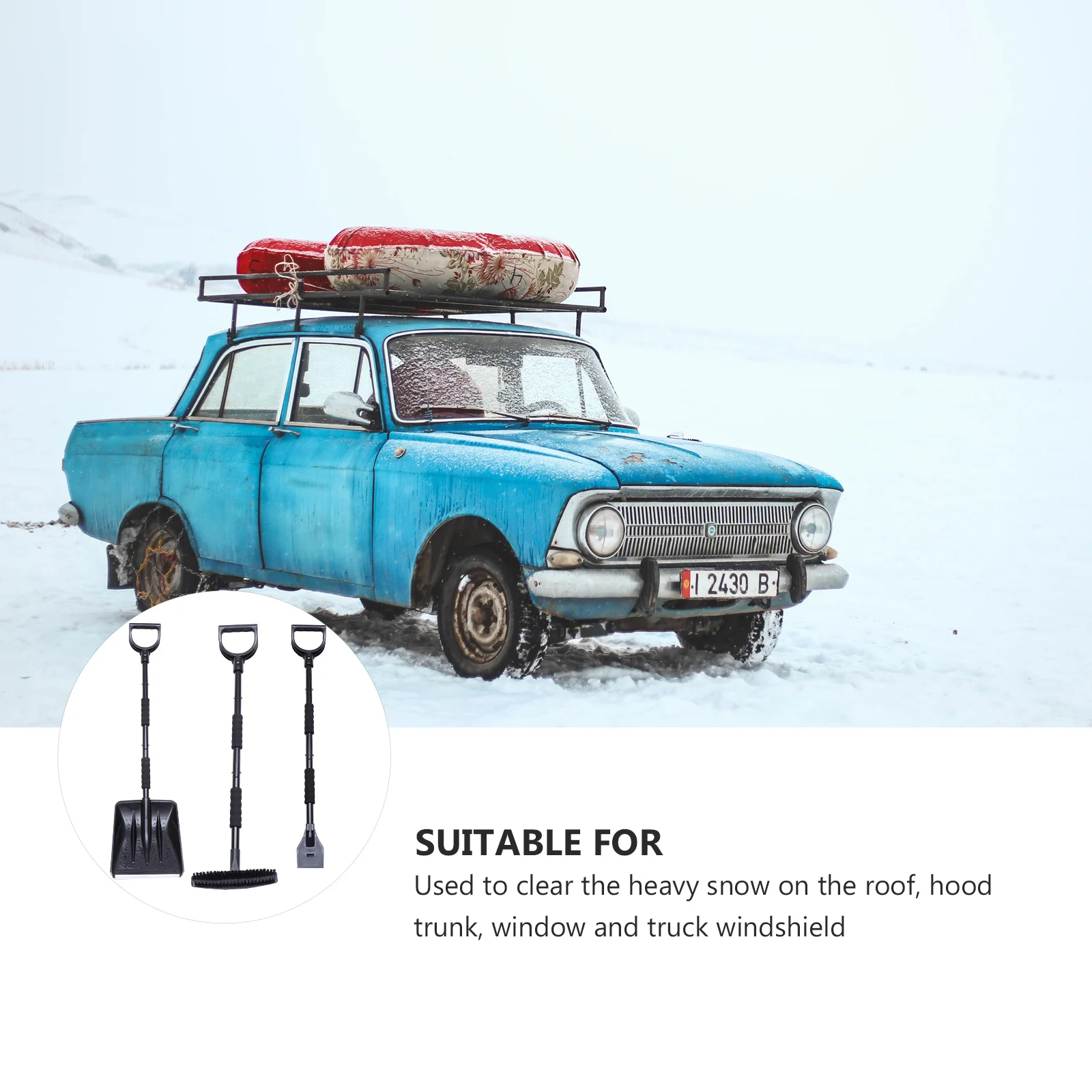 1Set Car Snow Removal Tools Featuring Detachable Snow Brush Ice Scraper Shovel for Cleanup Ice Scraper
1Set Car Snow Removal Tools Featuring Detachable Snow Brush Ice Scraper Shovel for Cleanup Ice Scraper