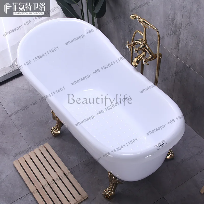 Acrylic independent hotel health club European bathtub
Acrylic independent hotel health club European bathtub
