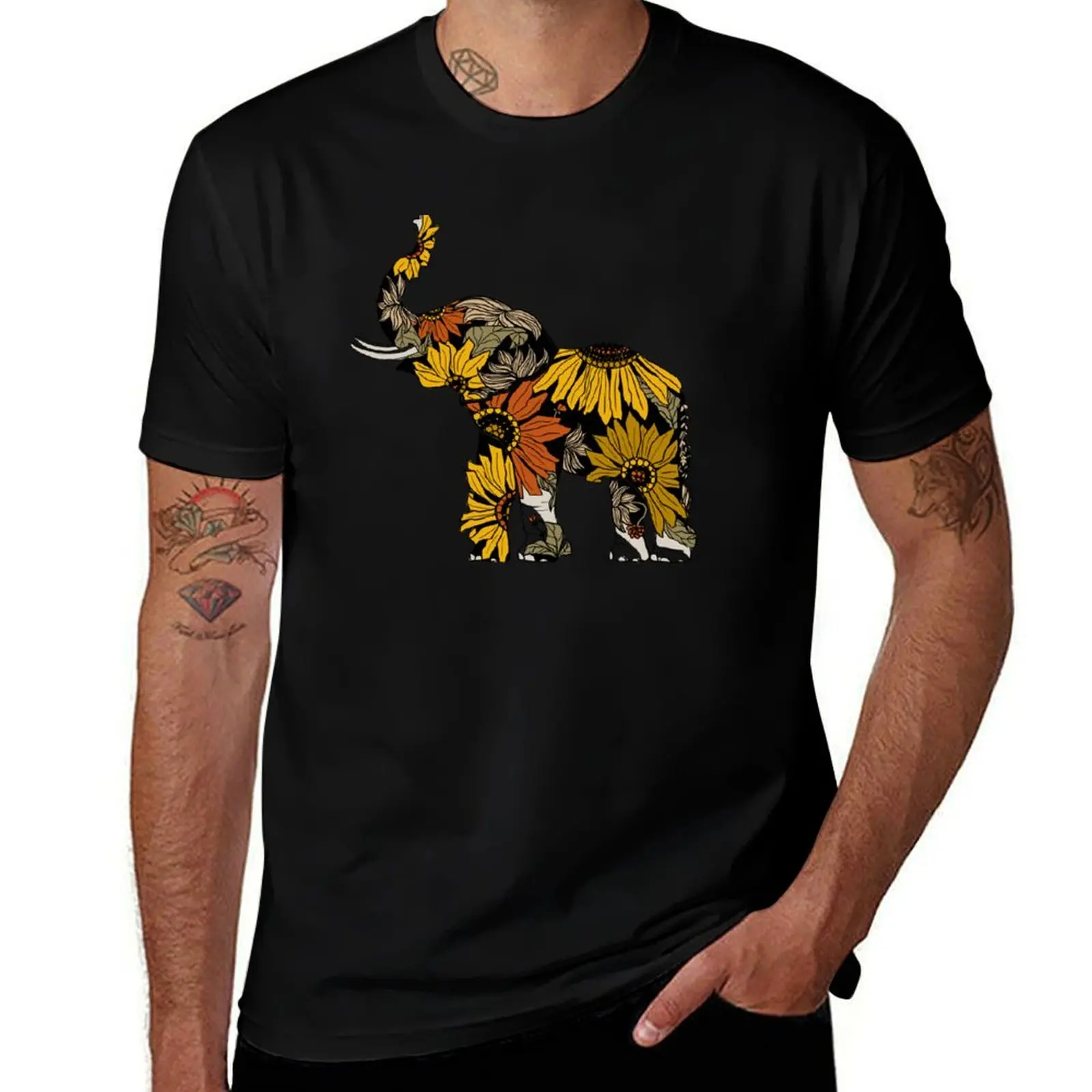 Sunflower Elephant - Color T-Shirt designer shirts man clothes street wear oversized t shirts for men
Sunflower Elephant - Color T-Shirt designer shirts man clothes street wear oversized t shirts for men