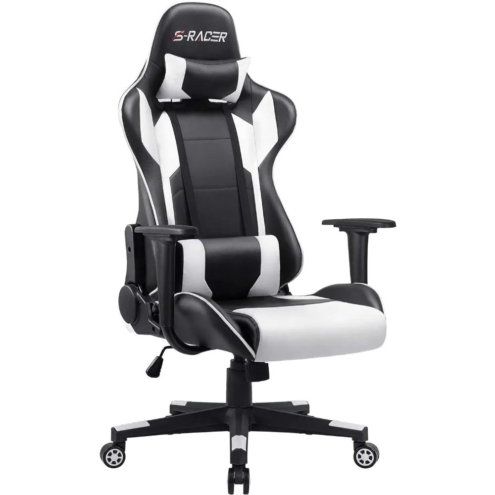 Gaming Chair PU Leather Office High Back Computer Desk Chair Adjustable Swivel Racing Executive Leather
Gaming Chair PU Leather Office High Back Computer Desk Chair Adjustable Swivel Racing Executive Leather
