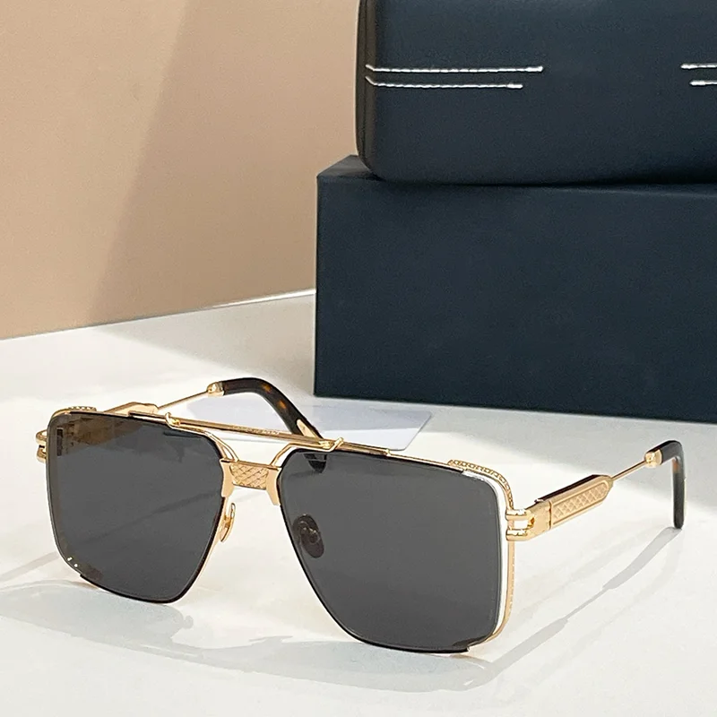 Men's Light Luxury High Street Gold Pilot Sunglasses DAWN II 2025 Trendy Classical Double Bridge Alloy Solar Glasses for Ma
Men's Light Luxury High Street Gold Pilot Sunglasses DAWN II 2025 Trendy Classical Double Bridge Alloy Solar Glasses for Ma