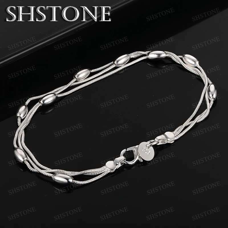 Fashion 925 Sterling Silver Bracelet Snake Chain For Women Men Charm Engagement Wedding Party Jewelry Gift Trend Accessories
Fashion 925 Sterling Silver Bracelet Snake Chain For Women Men Charm Engagement Wedding Party Jewelry Gift Trend Accessories