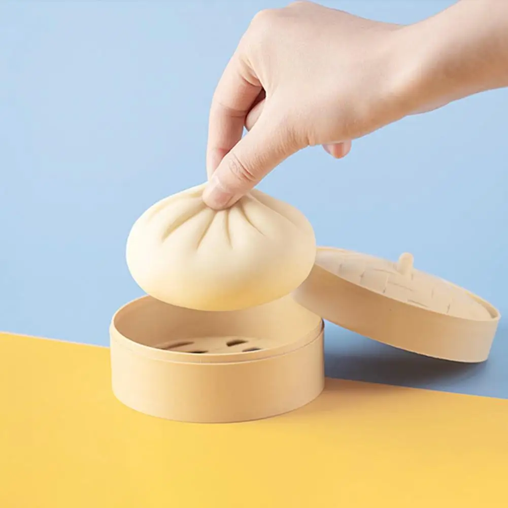 Bun Fidget Toy with Plastic Steamer Slow Rebound Stuffed Bun Squish Toy with Plastic Steamer Flexible Tpr Stress Relief for Kids
Bun Fidget Toy with Plastic Steamer Slow Rebound Stuffed Bun Squish Toy with Plastic Steamer Flexible Tpr Stress Relief for Kids