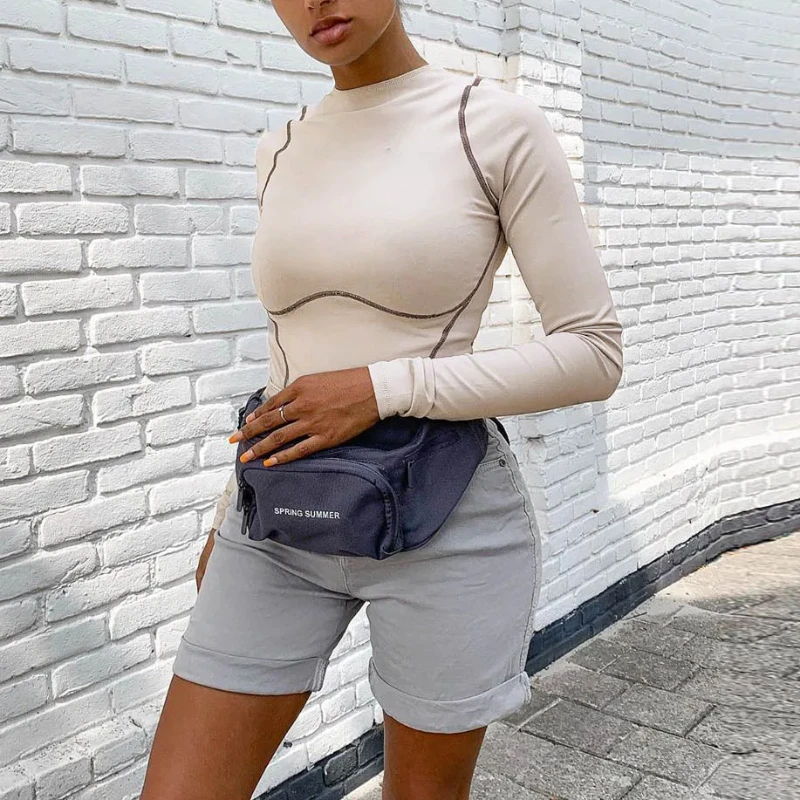 Street style women's solid color jumpsuit retro fashion breathable top niche design long sleeved round neck
Street style women's solid color jumpsuit retro fashion breathable top niche design long sleeved round neck