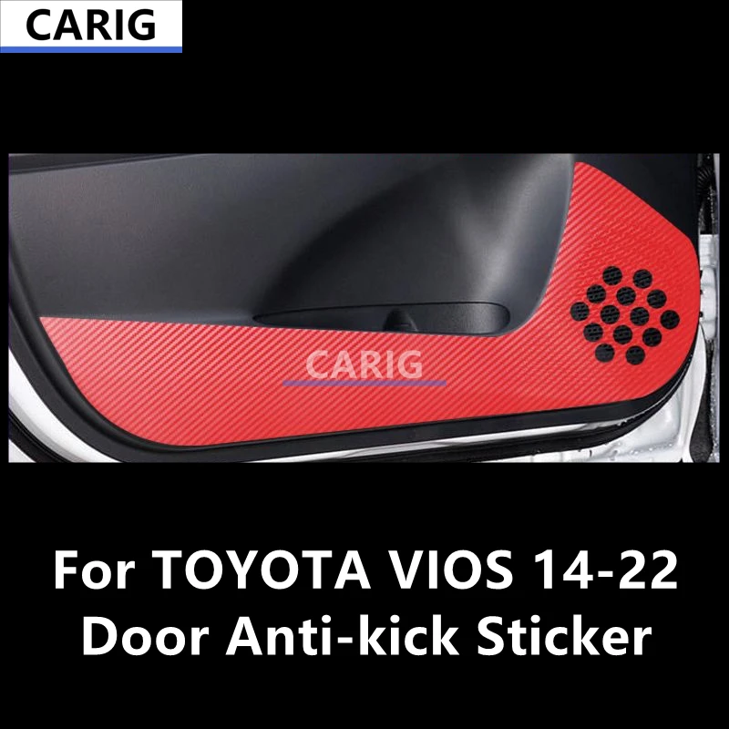 For TOYOTA VIOS 14-22 Door Anti-kick Sticker Modified Carbon Fiber Interior Car Film Accessories Modification
For TOYOTA VIOS 14-22 Door Anti-kick Sticker Modified Carbon Fiber Interior Car Film Accessories Modification