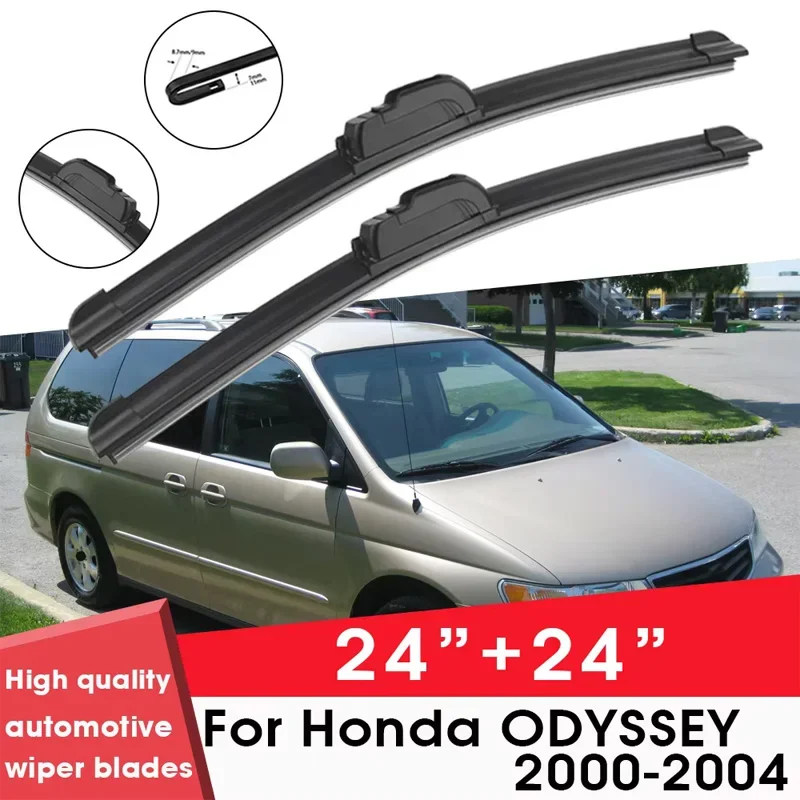 Car Wiper Blade Blades For Honda ODYSSEY 2000-2004 24"+24" Windshield Windscreen Clean Naturl Rubber Car Wipers Accessories
Car Wiper Blade Blades For Honda ODYSSEY 2000-2004 24"+24" Windshield Windscreen Clean Naturl Rubber Car Wipers Accessories