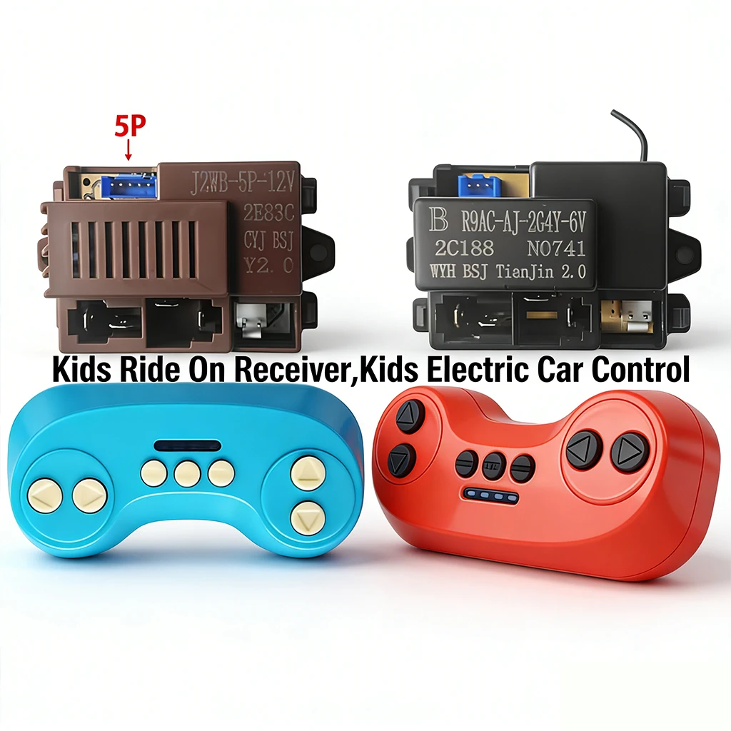 J2WB-5P-12V Controller for Children's Electric Car with Smooth Start,Kids Ride On Car Receiver Relpacement Parts
J2WB-5P-12V Controller for Children's Electric Car with Smooth Start,Kids Ride On Car Receiver Relpacement Parts