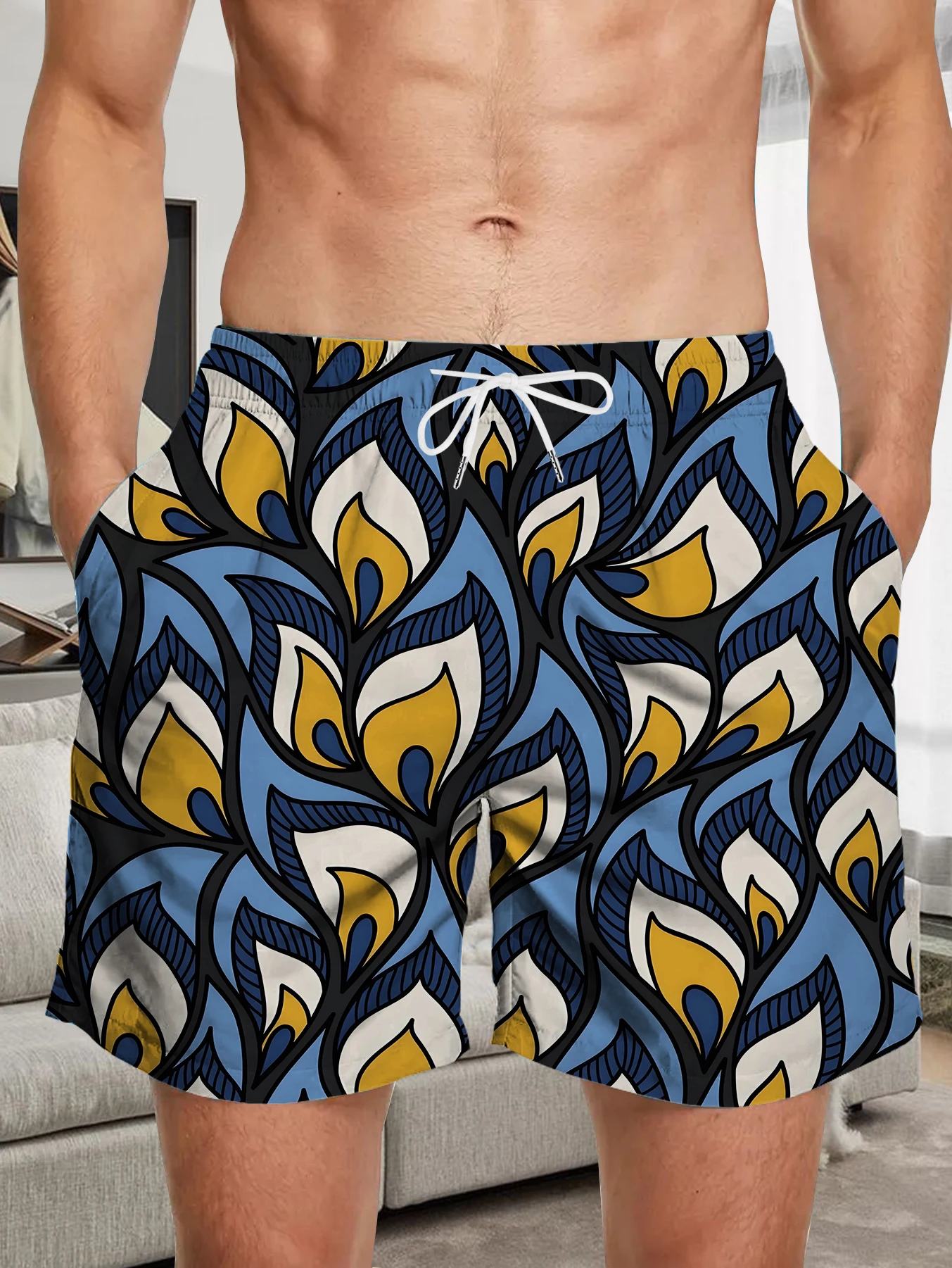 Men Casual Full Digital Print Shorts Breathable Polyester Beach Quick Dry Pants
Men Casual Full Digital Print Shorts Breathable Polyester Beach Quick Dry Pants