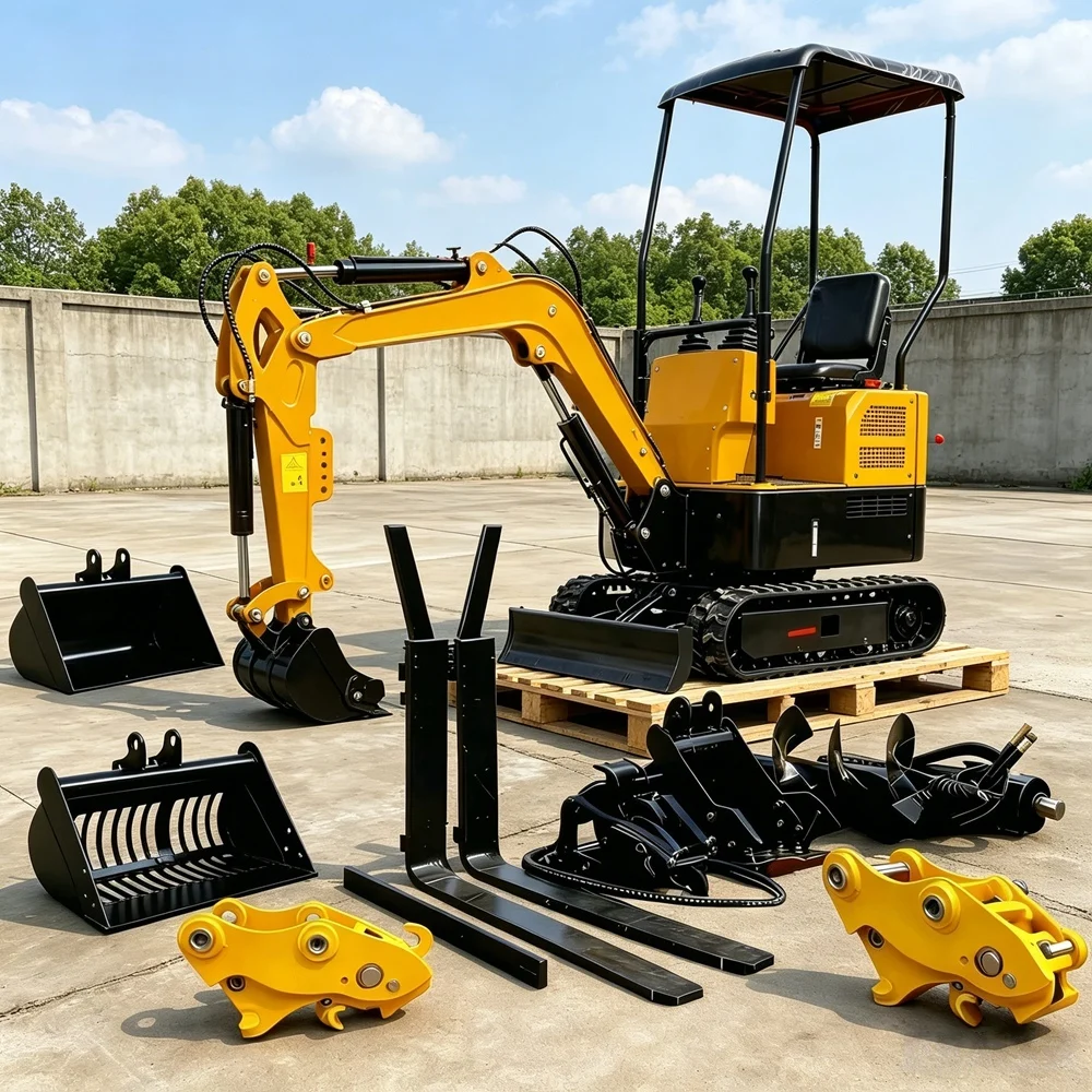 New 1.7/1.5Ton Mini Excavator With Kubota/YanmarConstruction Baumaschinen For JardinPelle HydrauliquesThumb Clamp
New 1.7/1.5Ton Mini Excavator With Kubota/YanmarConstruction Baumaschinen For JardinPelle HydrauliquesThumb Clamp