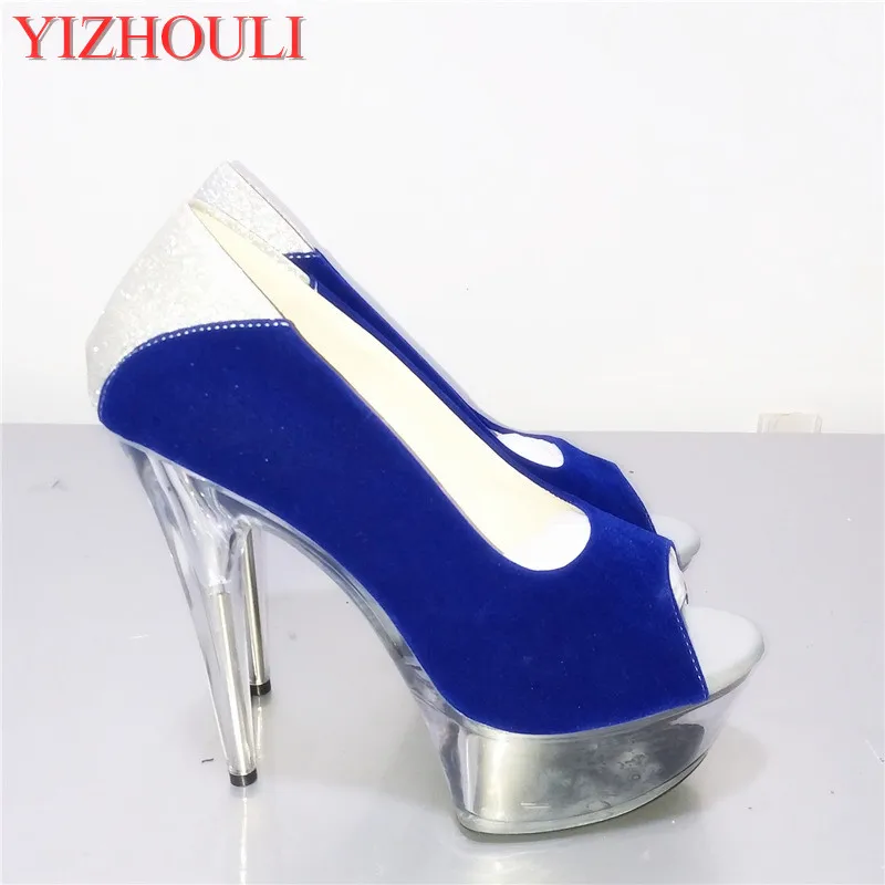 Suede material sexy ultra-fine 15 cm high-heeled shoes, nightclub pole dance shoes
Suede material sexy ultra-fine 15 cm high-heeled shoes, nightclub pole dance shoes